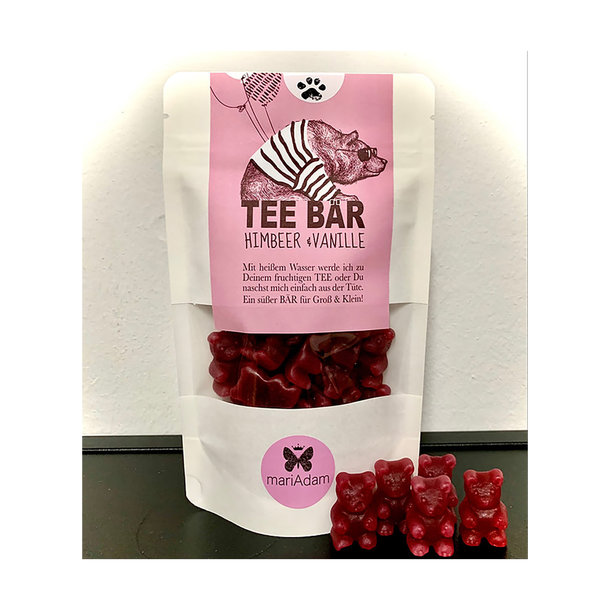 TEE BÄREN Himbeere Vanille 100g
