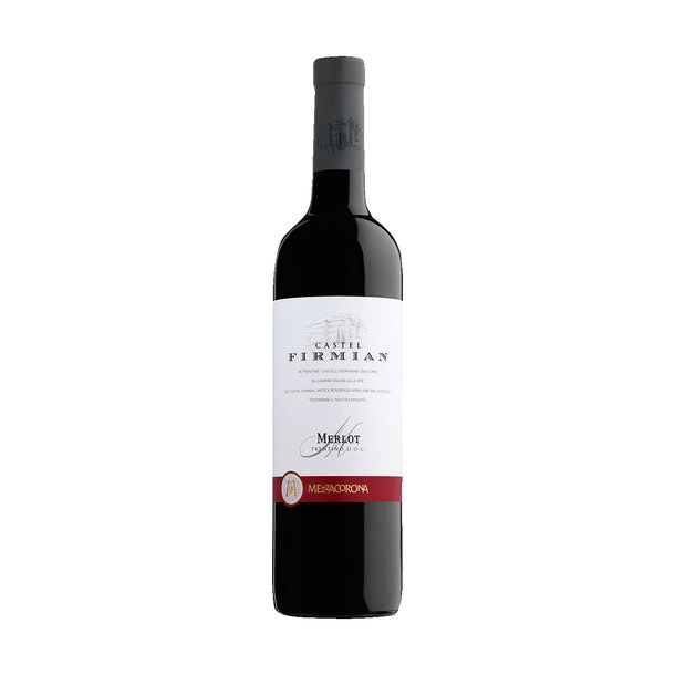 Castel Firmian Merlot 0.75l - Trentino Mezzacorona DOC - italienischer Rotwein