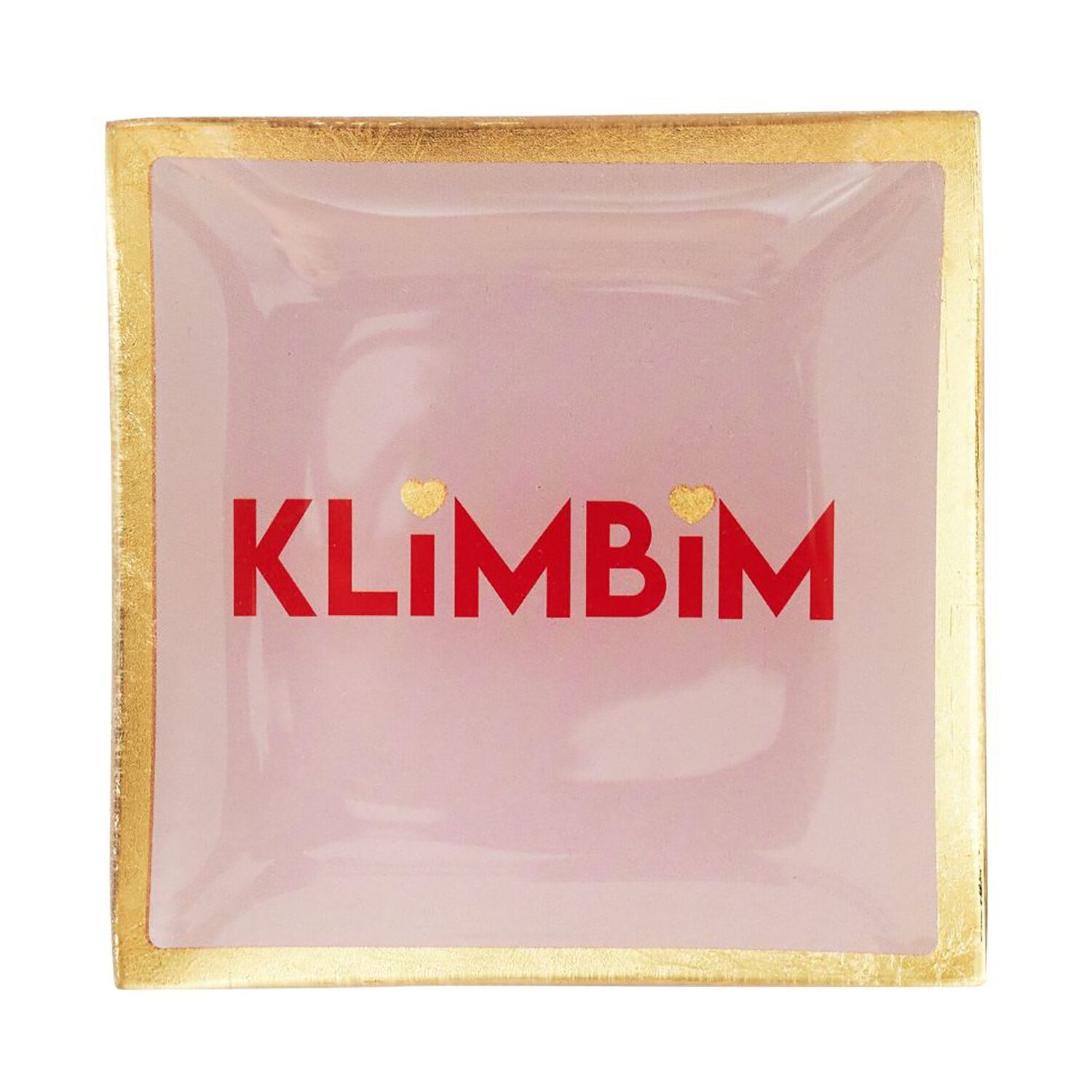 Love Plates Glasteller S - Klimbim, rosa
