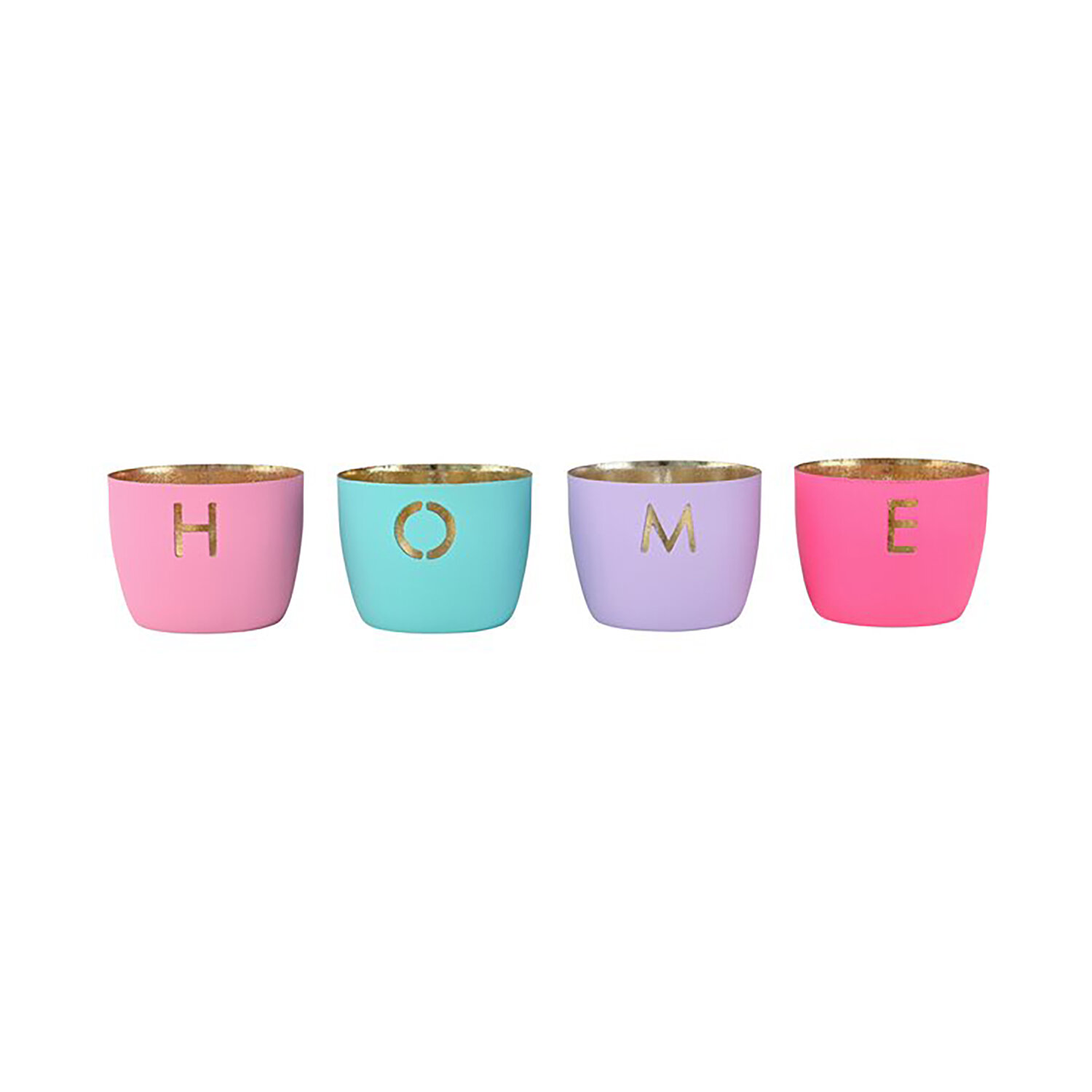 Madras Windlicht XS 4er Set Motiv - HOME
