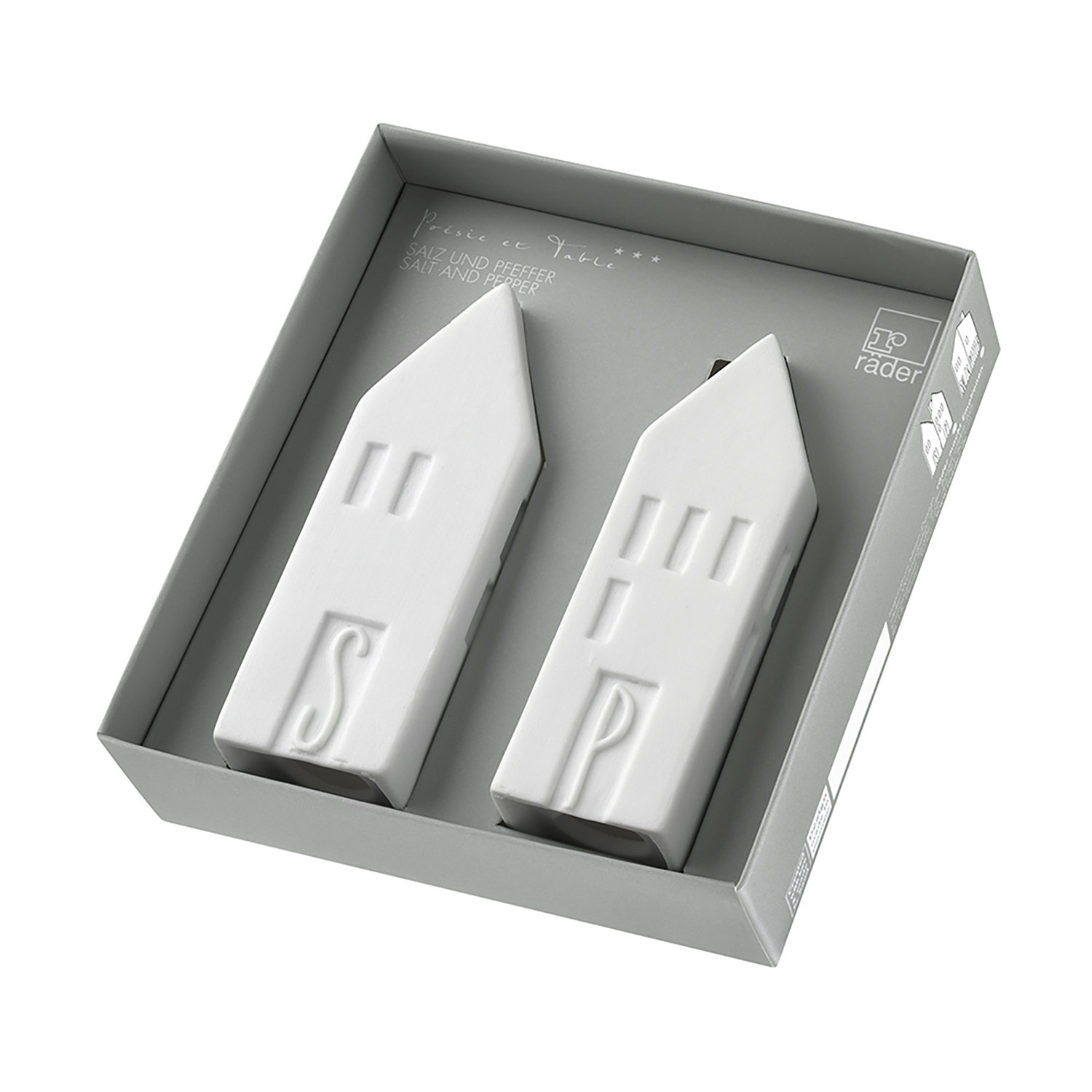 Salz & Pfefferstreuer Set S&P 3x3x9cm
