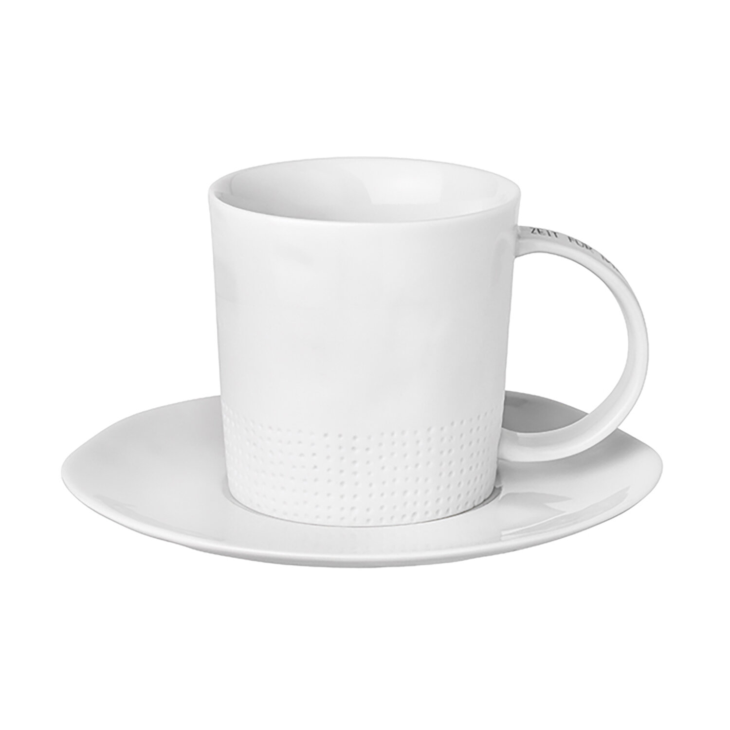 Zeit für mich Tasse mit Untertasse
