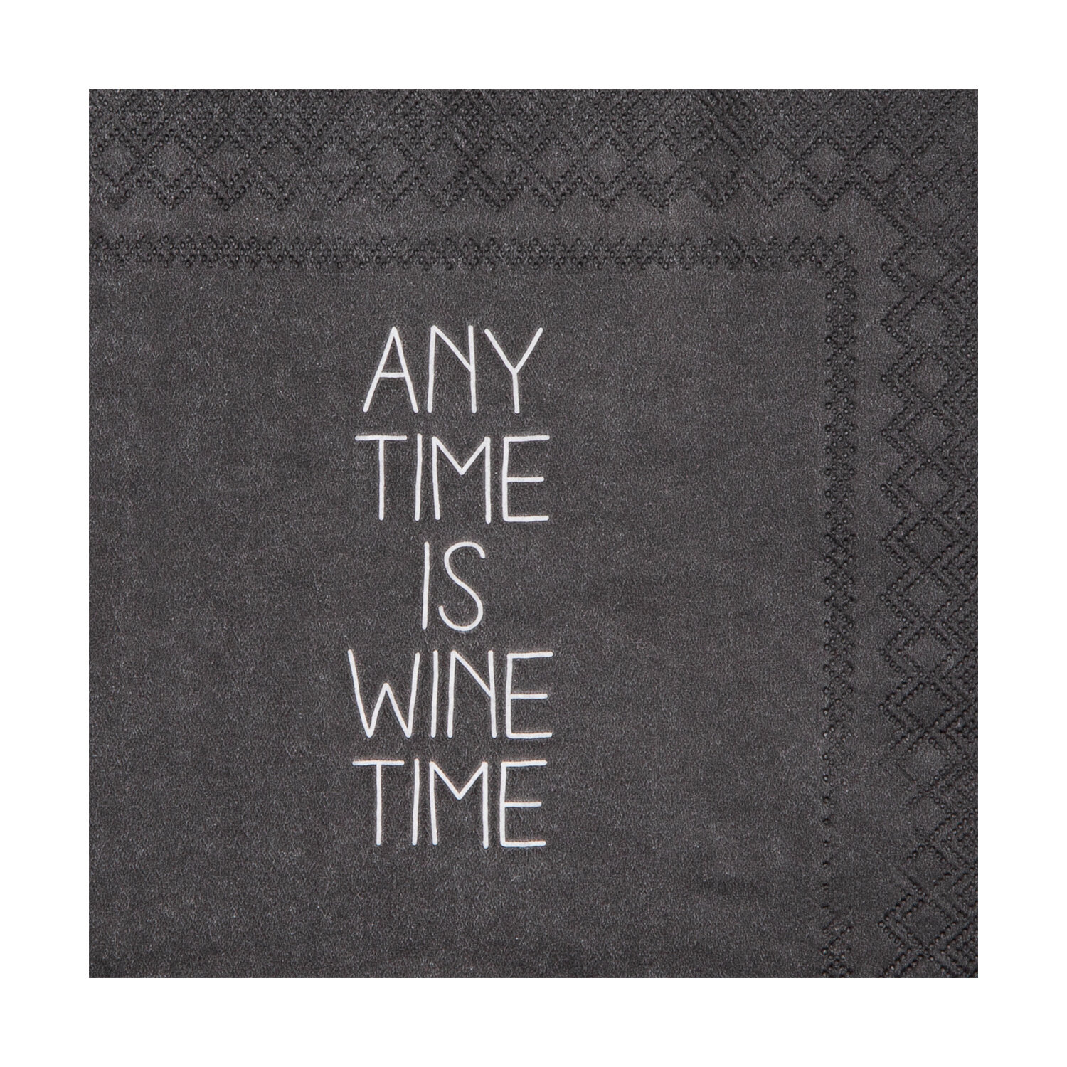 Cocktailserviette - Anytime is wine time