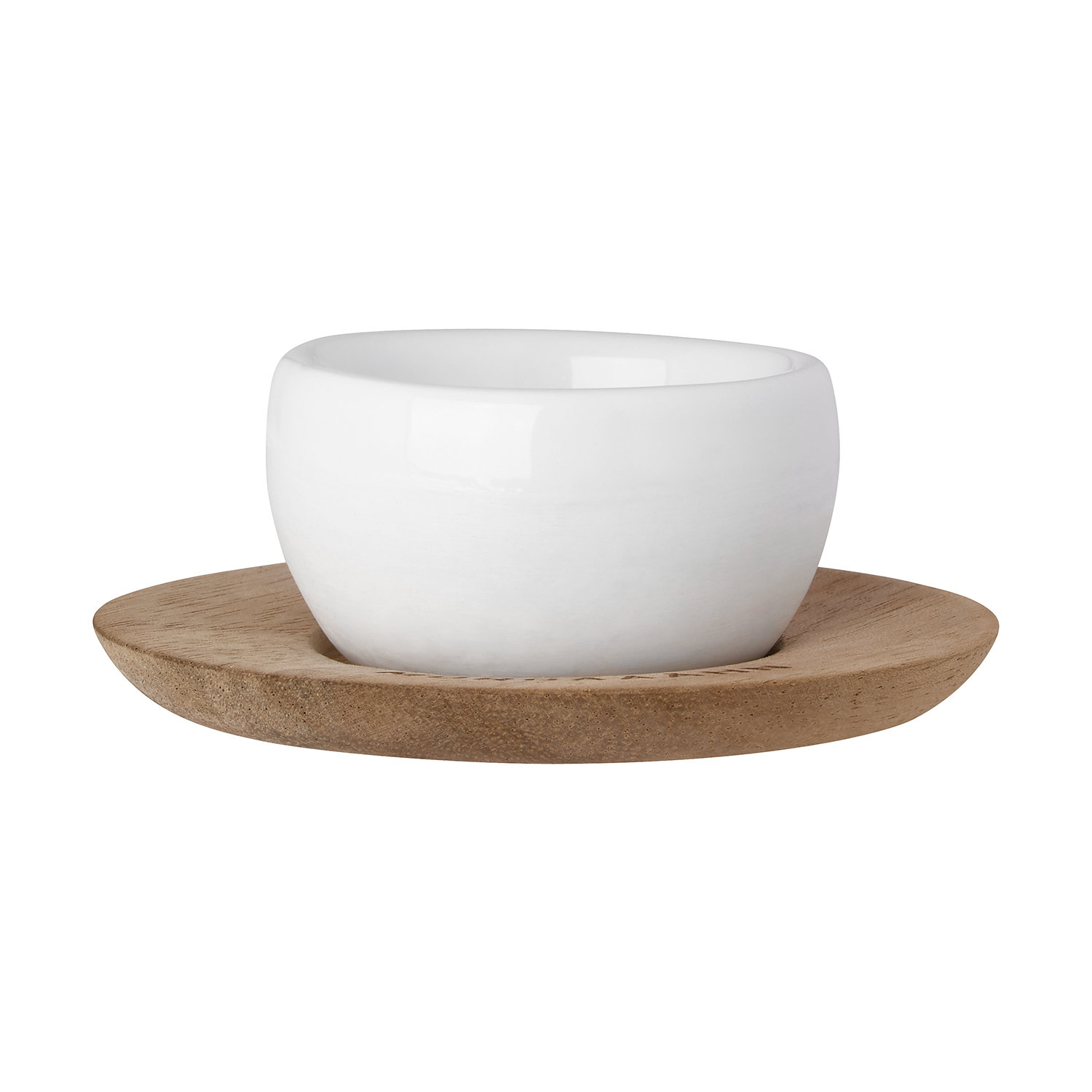 Eierbecher mit Unterteller MORGÄÄÄHN 7x7x3 cm