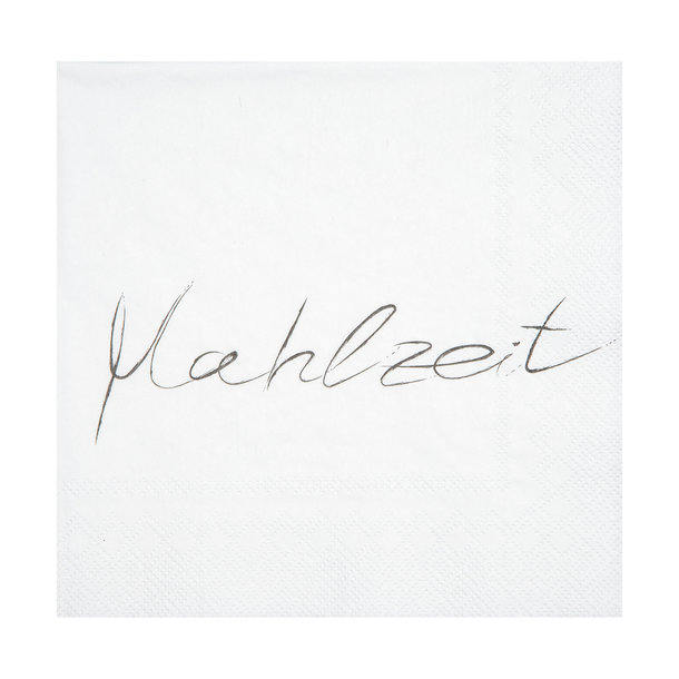 Serviette 33x33cm, Mahlzeit