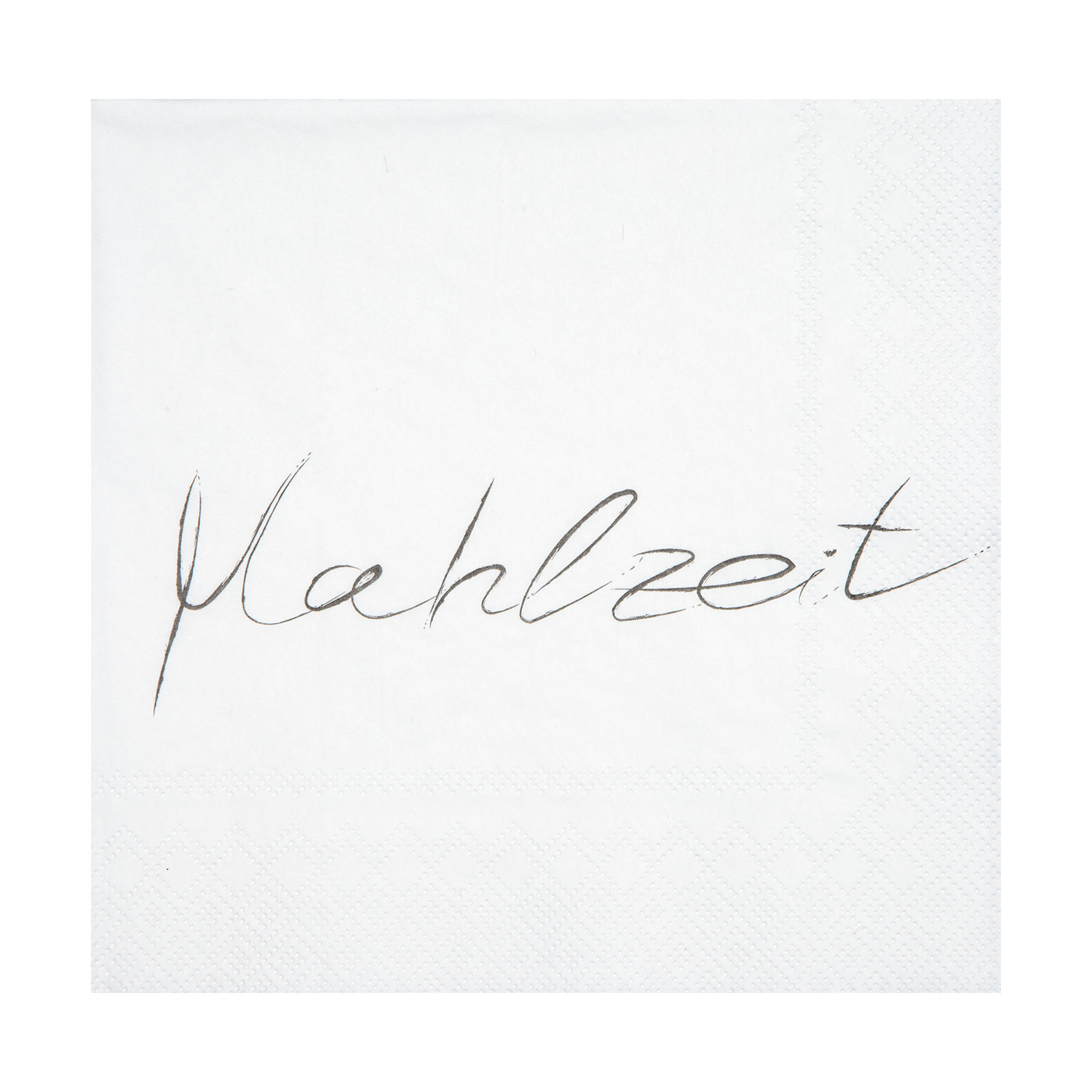 Serviette 33x33cm, Mahlzeit