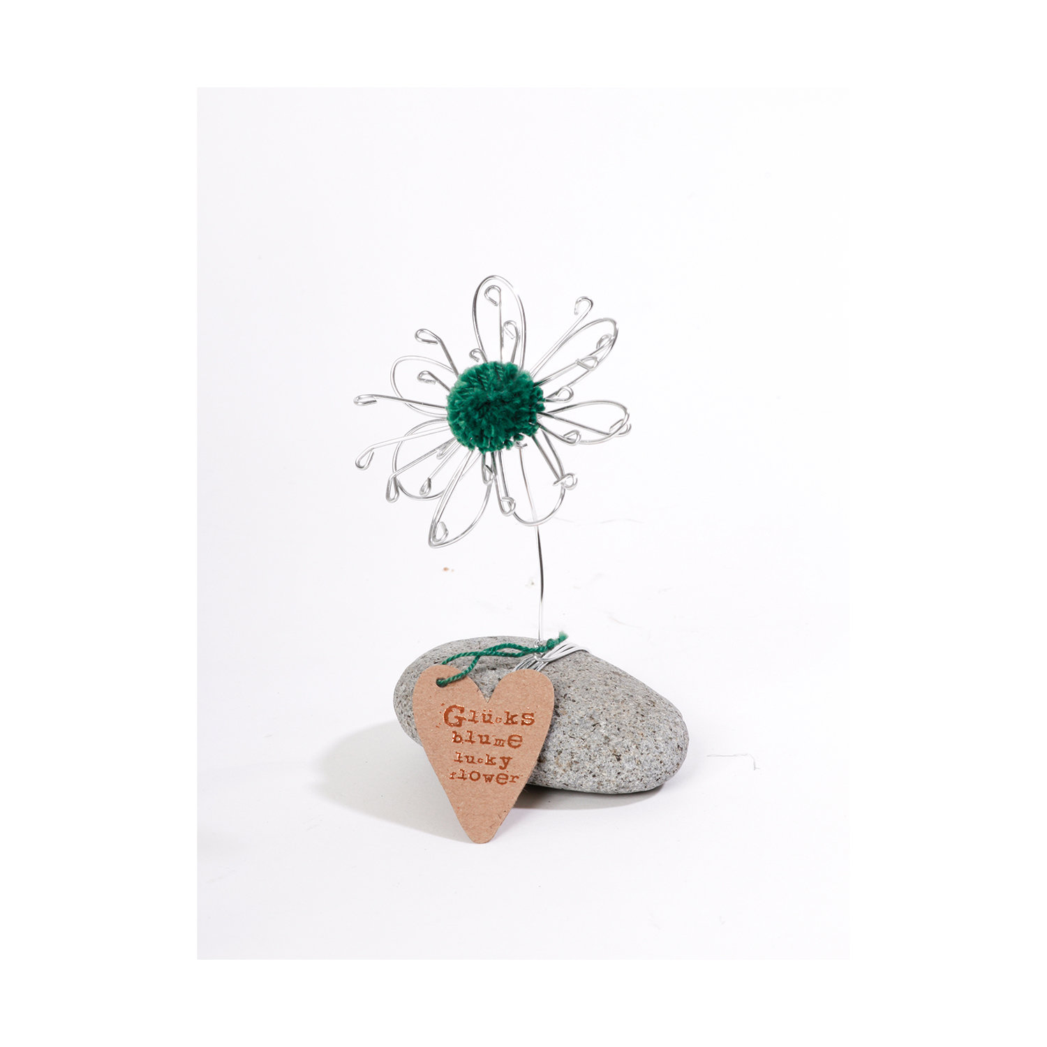 GOF Glücksblumen Steine - Farbe: grün