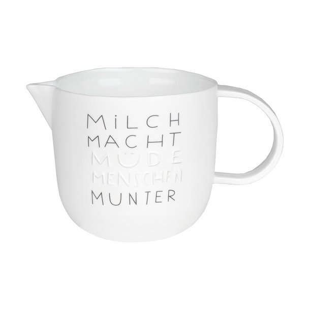 Guten Morgen Milchkännchen Milch macht müde 250ml