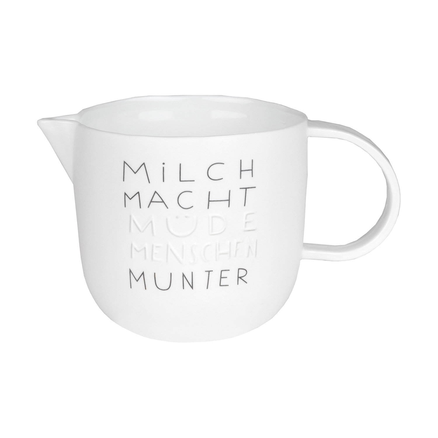Guten Morgen Milchkännchen Milch macht müde 250ml