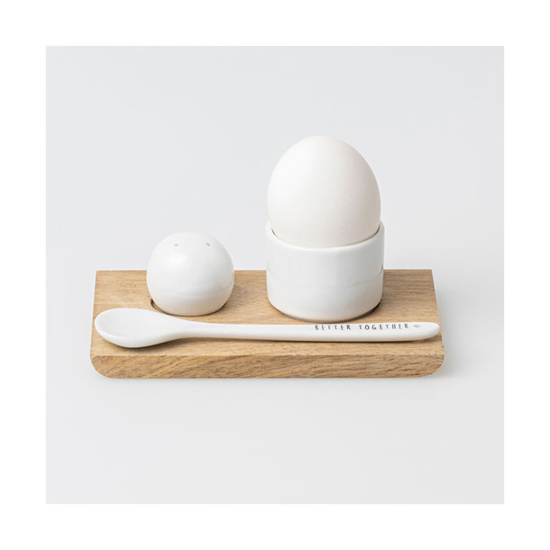 Eierbecher Set Better together 14x8,3x4,2cm