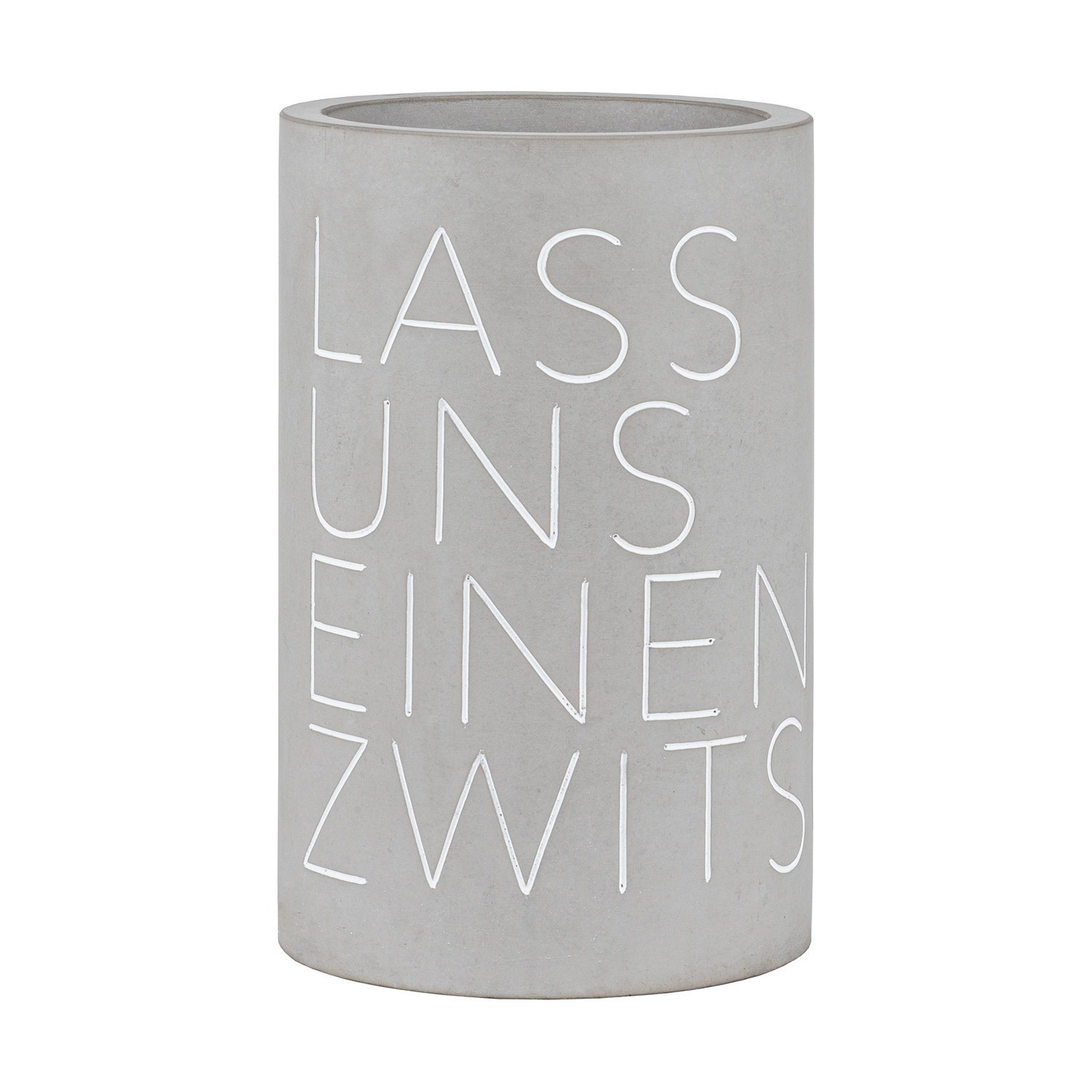 Flaschenkühler Lass uns einen Zwitschern D.13,5cm, H.21,5cm