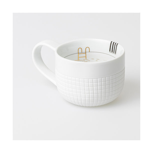 BG Auszeit Tasse Badesee D.9,5cm, H.7cm