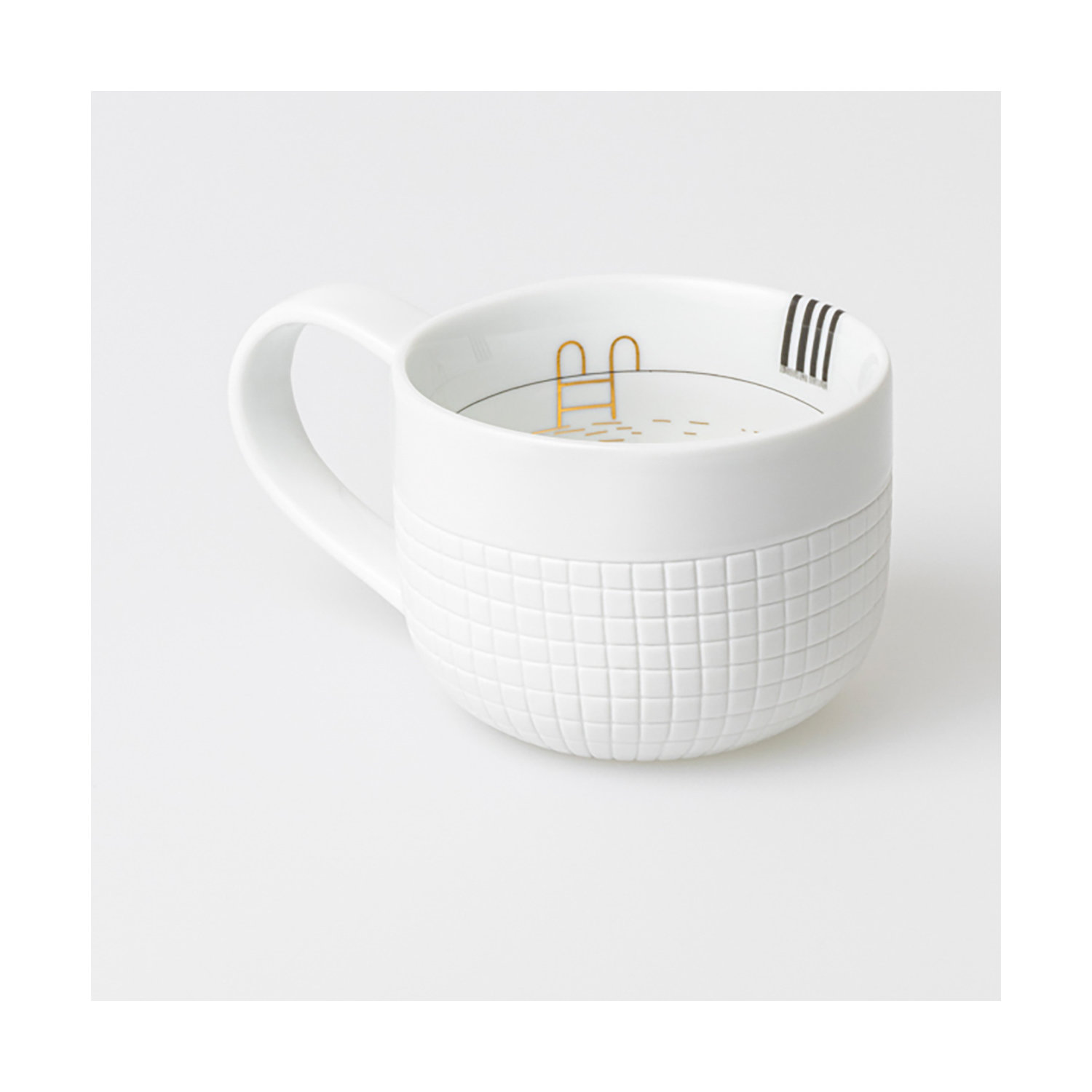 BG Auszeit Tasse Badesee D.9,5cm, H.7cm