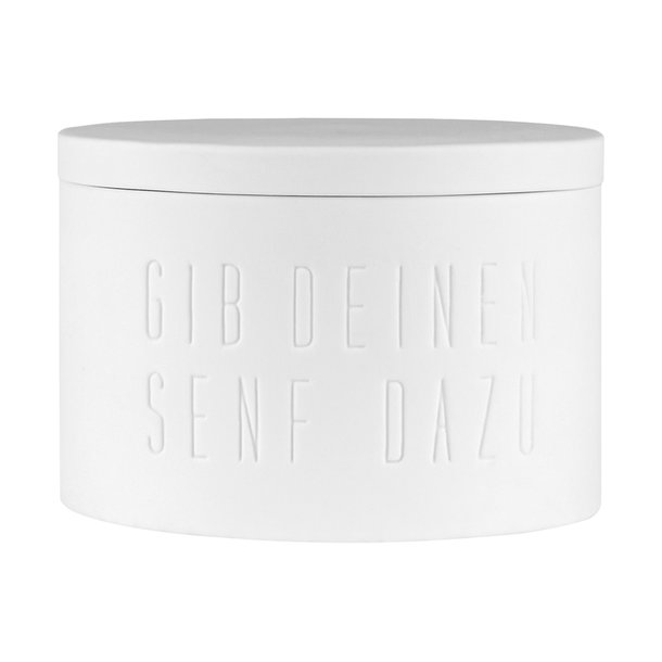 Bergluft Senftopf Gib deinen Senf dazu D.9cm, H.6,5cm