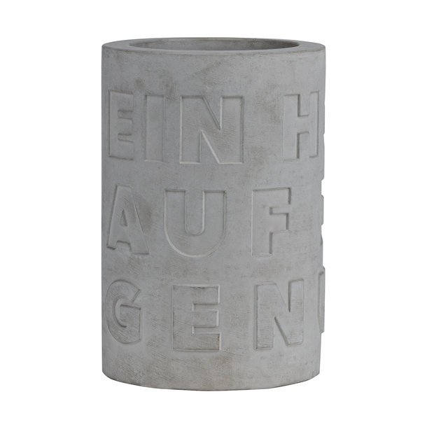 Flaschenkühler Ein Hoch auf den Genuss D.10cm, H.15cm