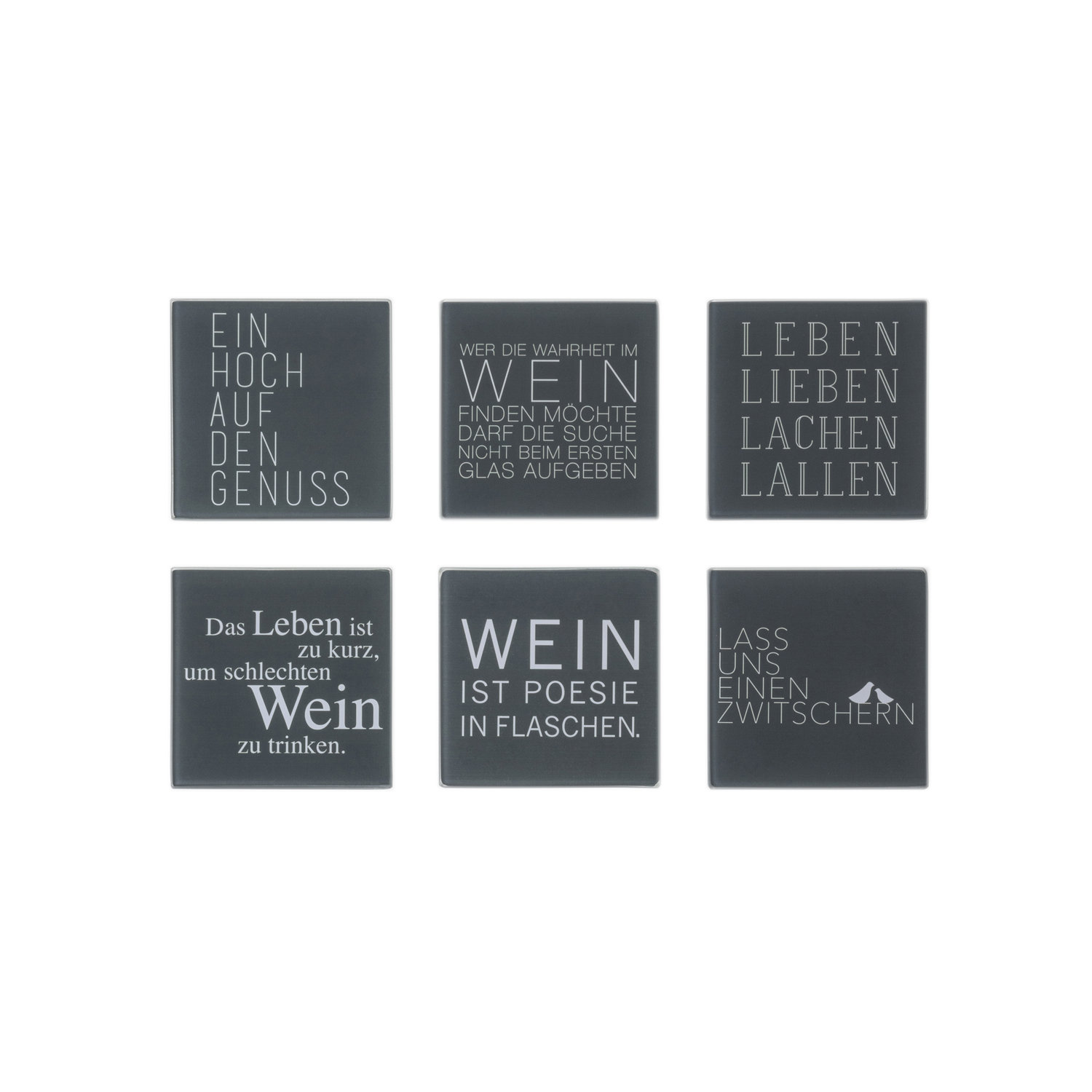Untersetzer. \'Set aus 6 Stück