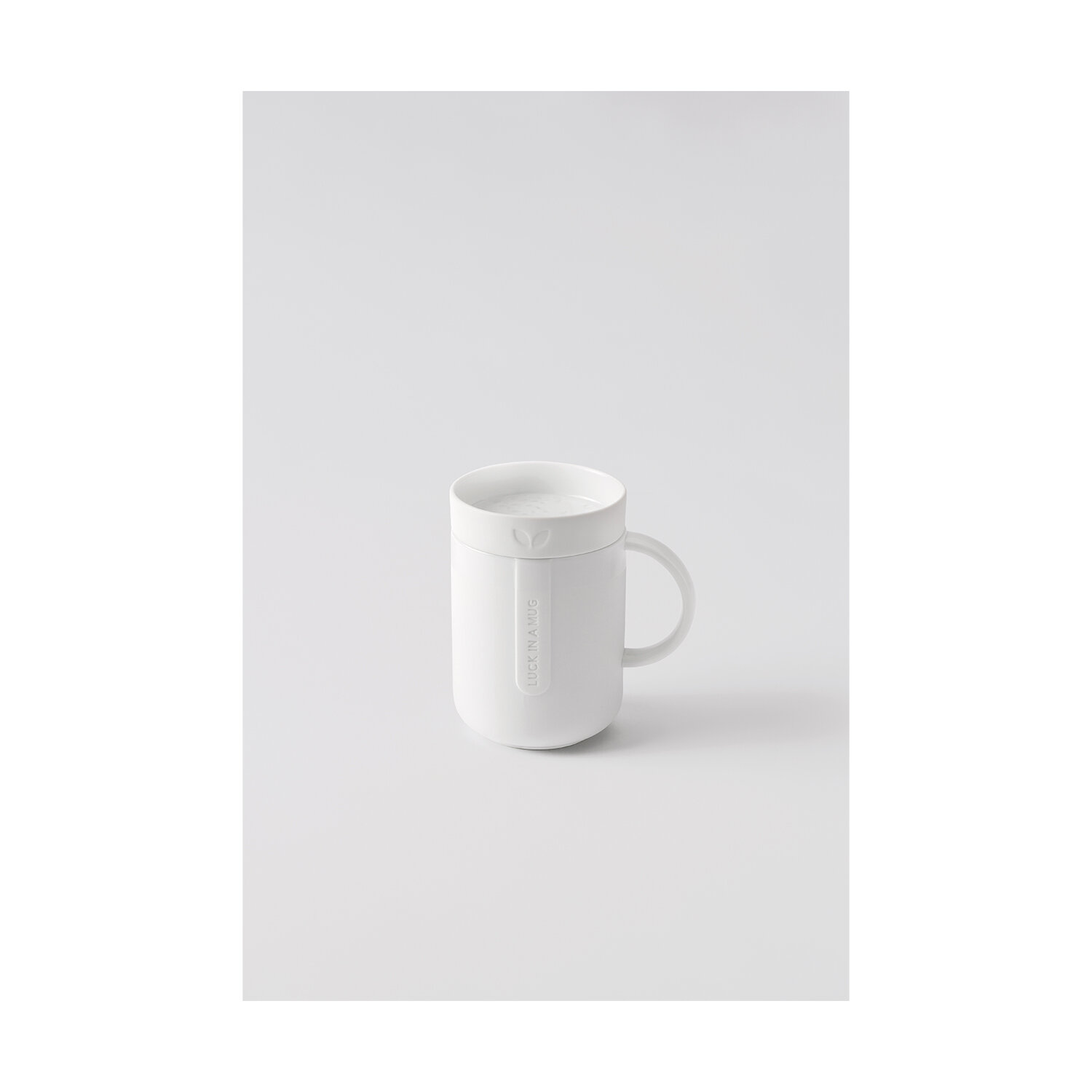 Cozy Time. Tasse mit Deckel - Luck in a mug