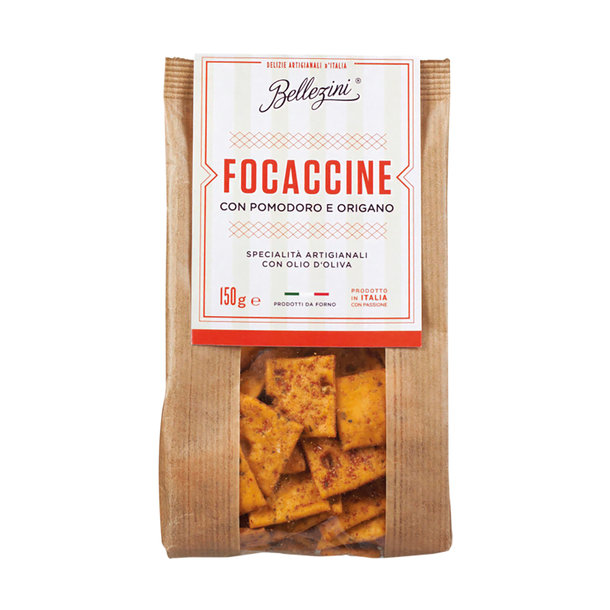 Focaccine con Pomodoro e Origano - italienisches Salzgebäck mit Tomate und Oregano