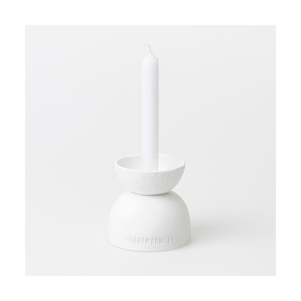Formsprache Kerzenhalter Heartwarming D.9,5cm, H.9cm