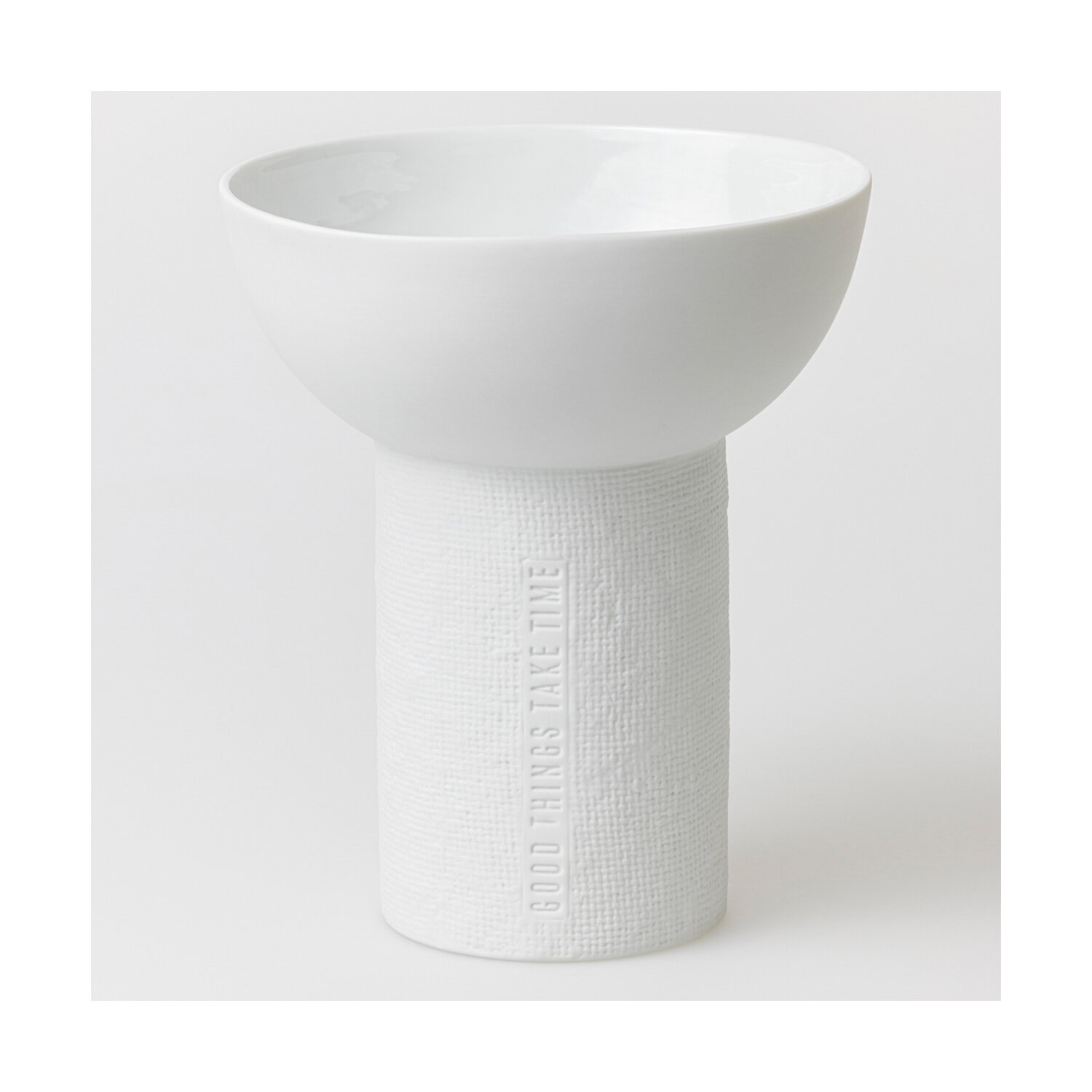 Formsprache Vase - Good things take time