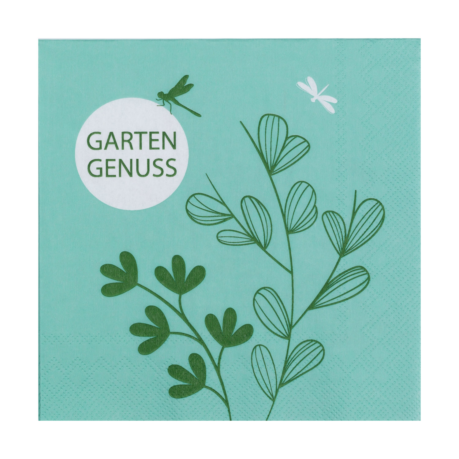 Serviette 33x33cm, Gartengenuss
