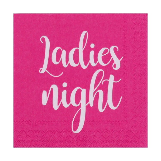 Cocktailserviette 25x25cm, Ladies night