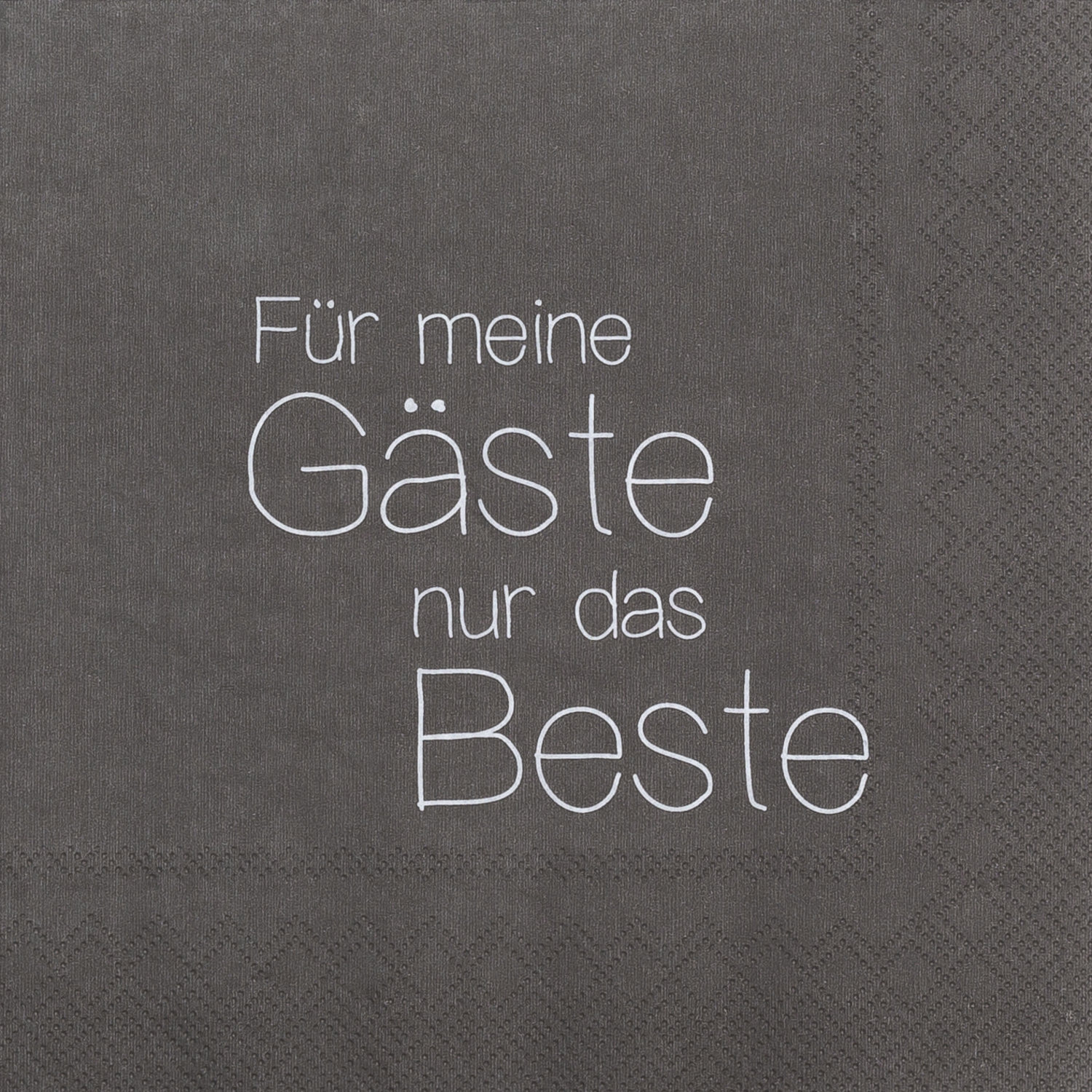 Lunchservietten \'Für meine Gäste...\'