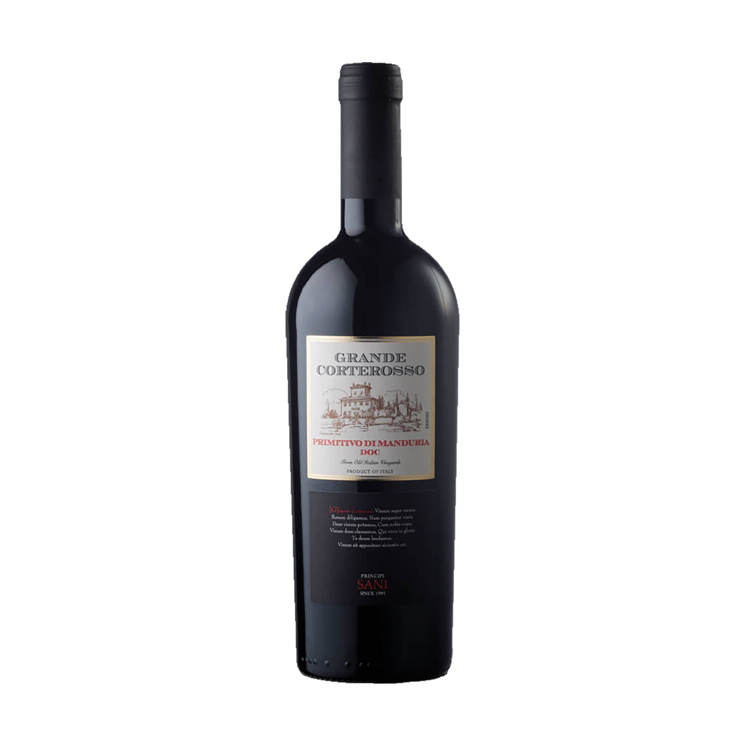 Italienischer Rotwein Primitivo di Manduria DOC - Grande Cor