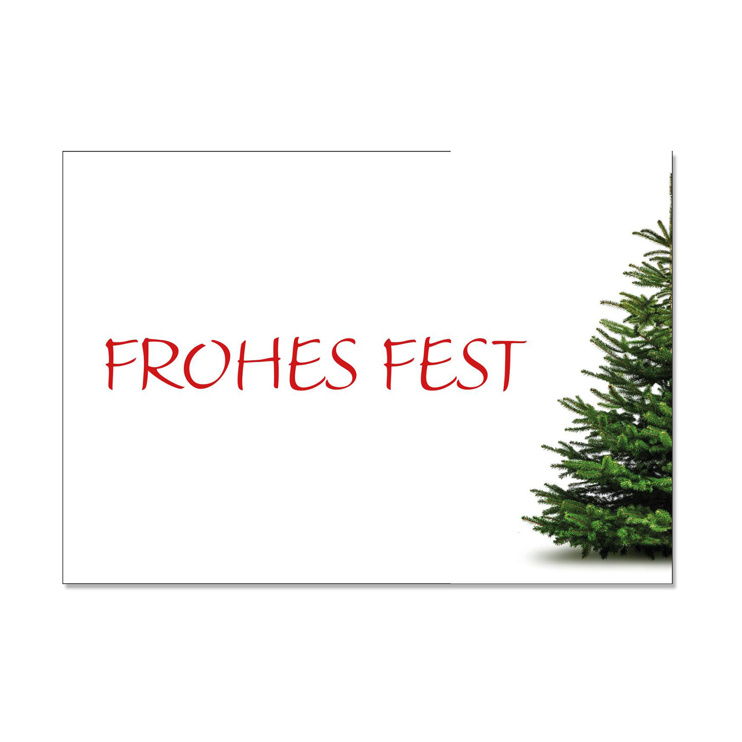 Postkarte quer - Frohes Fest