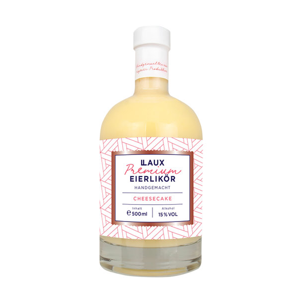 Premium Eierlikör Cheesecake - 500 ml Flasche