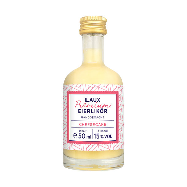 Premium Eierlikör Cheesecake - 50ml Flasche - Eierlikör, Aromatisiert