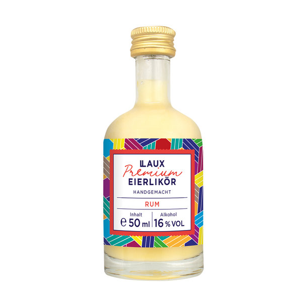 Premium Eierlikör Rum- 50 ml Flasche - Eierlikör, Aromatisiert