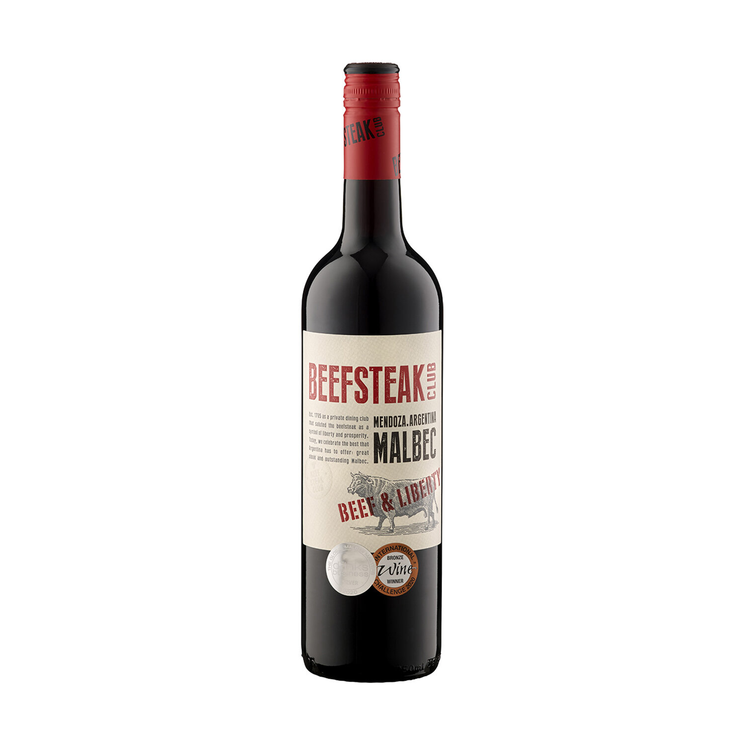 Argentiniescher Rotwein - Beefsteak Club Beef & Liberty Malb