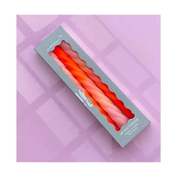 Dip Dye Twisted Shades of Peach
