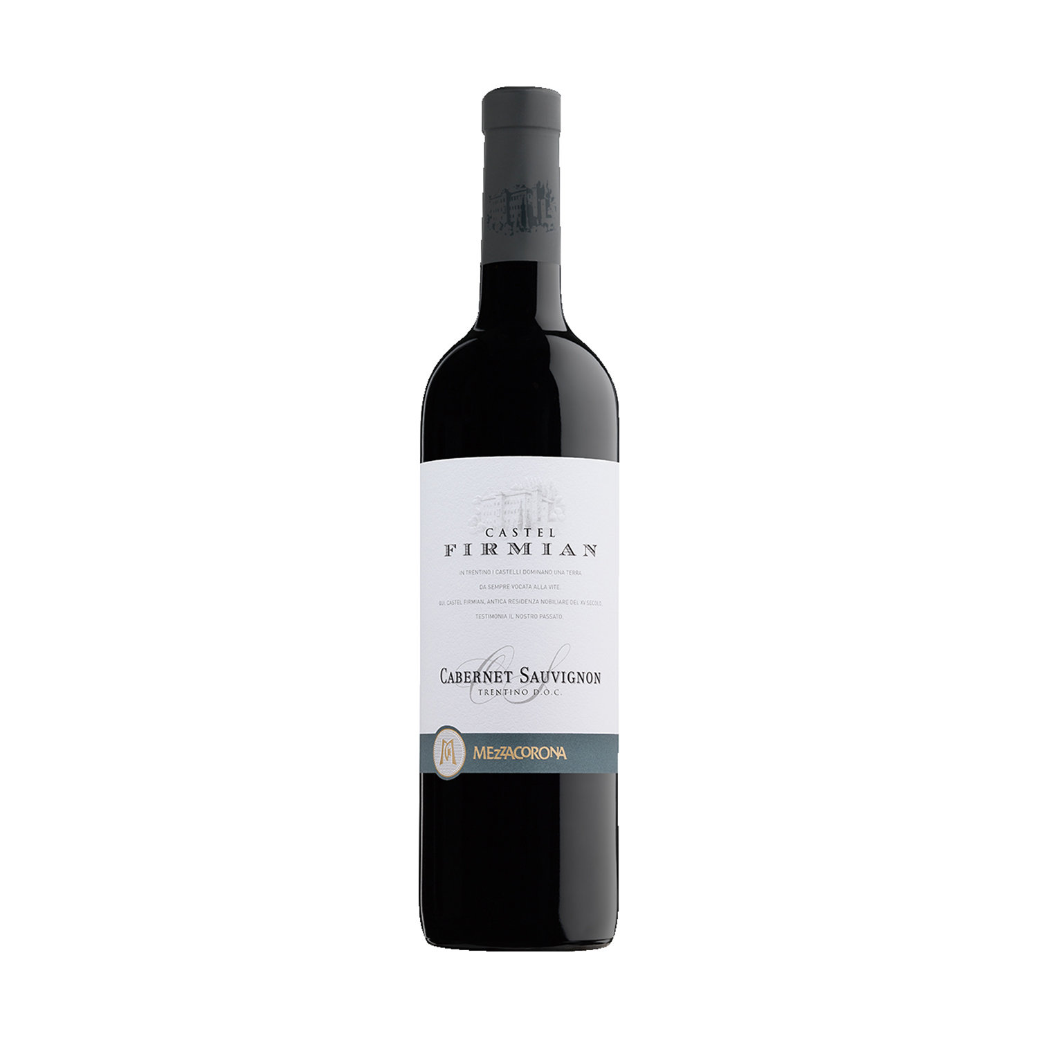 Castel Firmian Cabernet-Sauvignon 0.75l - Trentino Mezzacorona DOC - italienischer Rotwein