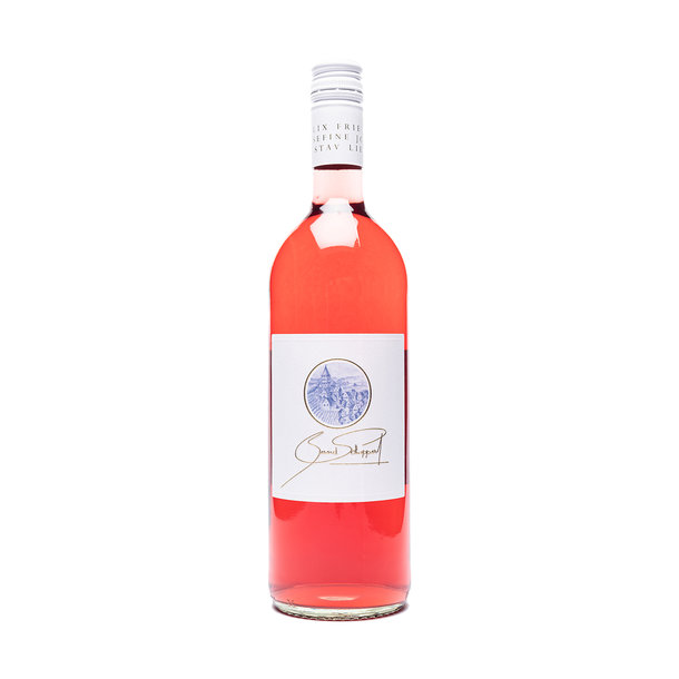Schappert \'de erschde vunn owwe\' 1l - Blauer Porutgieser Rosé Wein von der Nahe