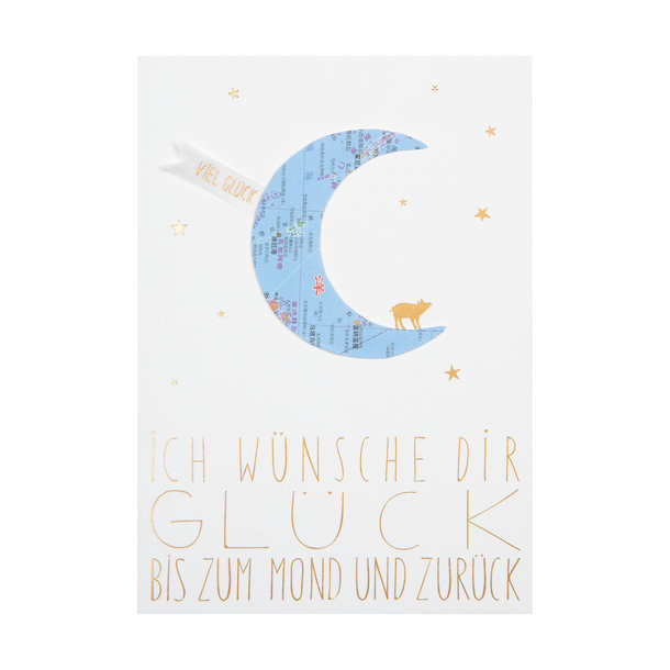Landkarte Ich wünsche dir Glück
