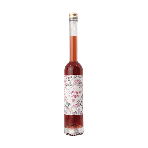 Von Ganzem Herzen - Waldhimbeer-Likör - 100 ml Flasche - Von ganzem Herzen Genusswelt