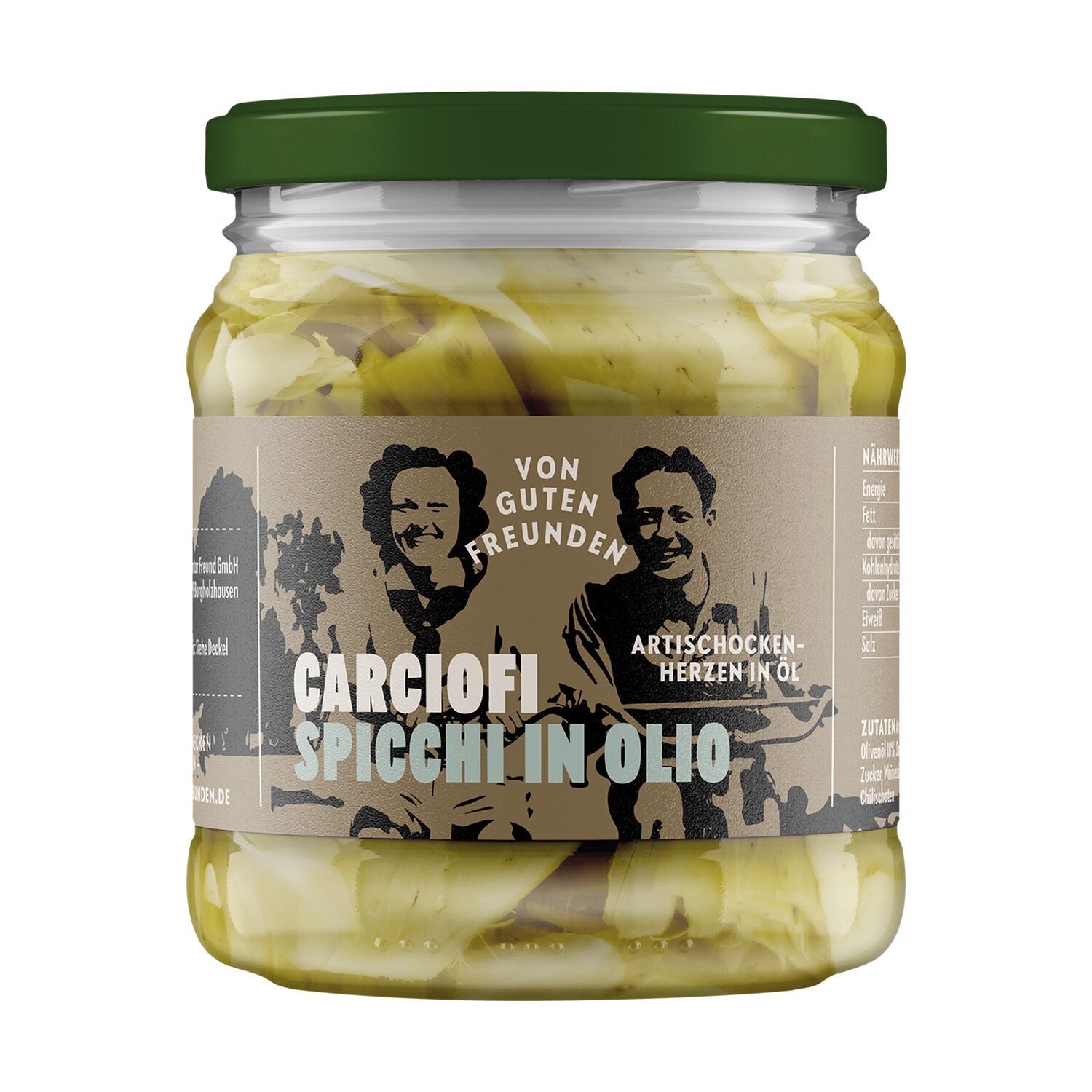Artischockenherzen in Öl - Carciofi spicchi in olio