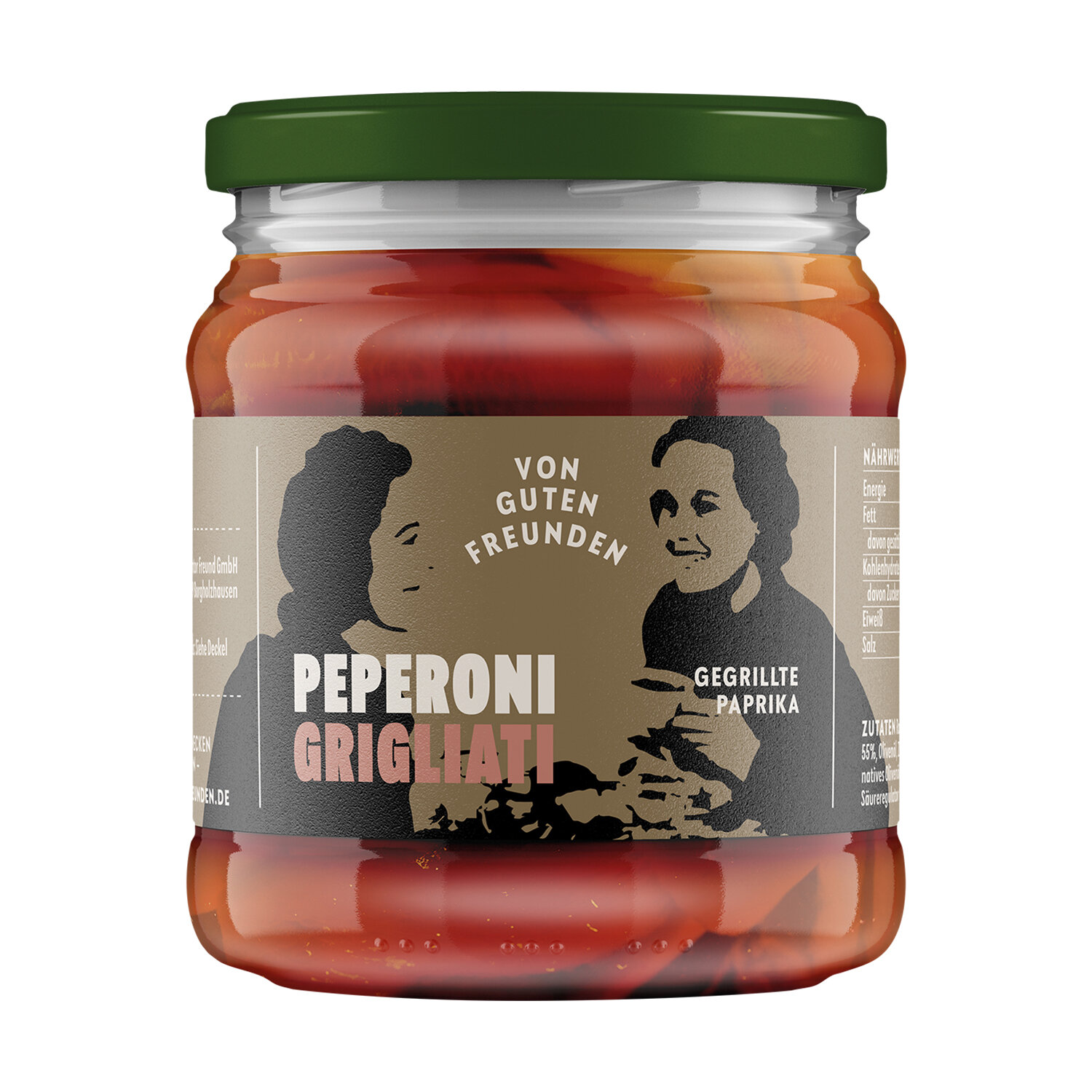Eingelegte gegrillte Peperoni - Peperoni grigliate