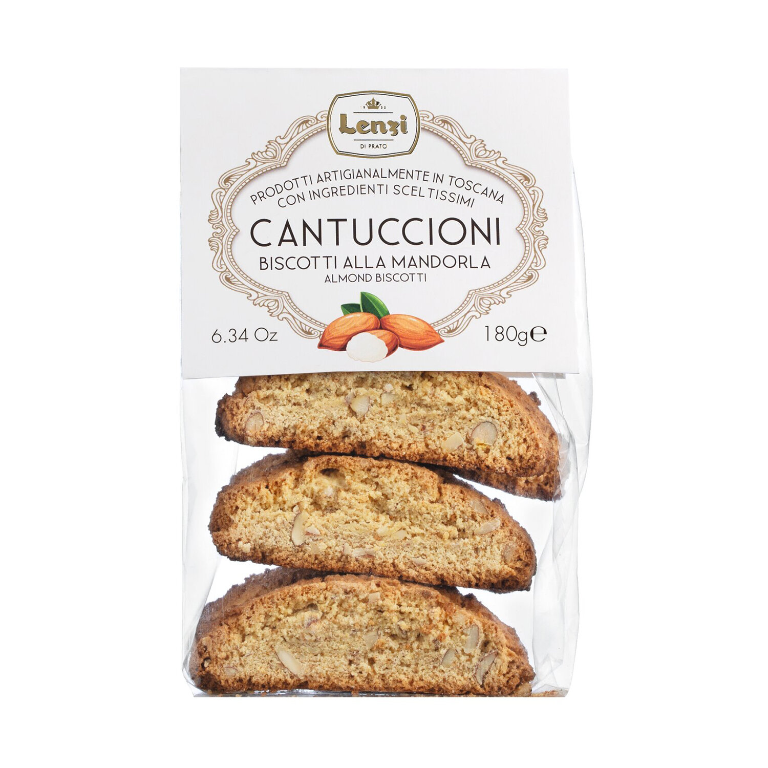 Toskanische Mandelkekse - Große Cantuccini mit Mandeln