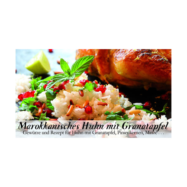 Food-Kasten \'Marokkanisches Huhn Mit Granatapfel\'