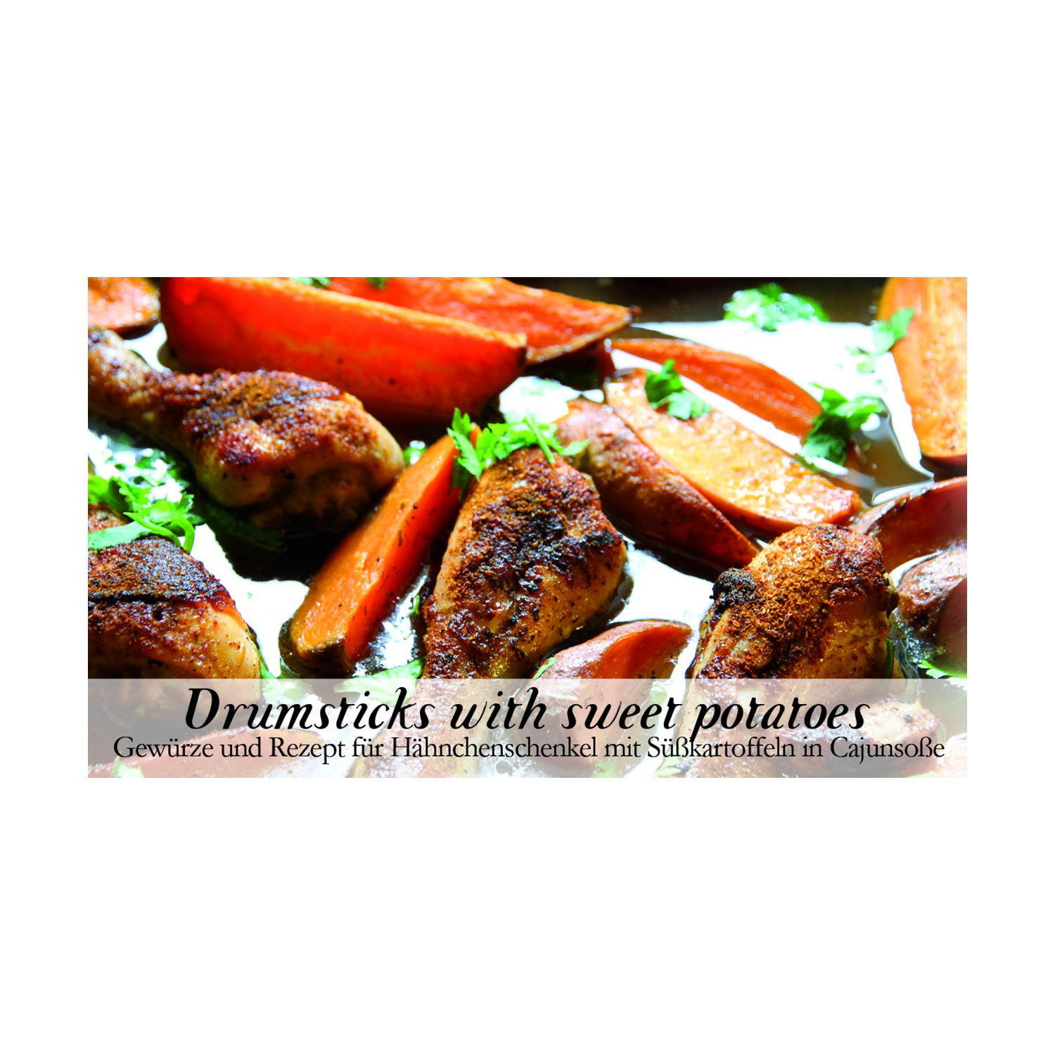 Food-Kasten \'Drumsticks With Sweet Potatoes\'