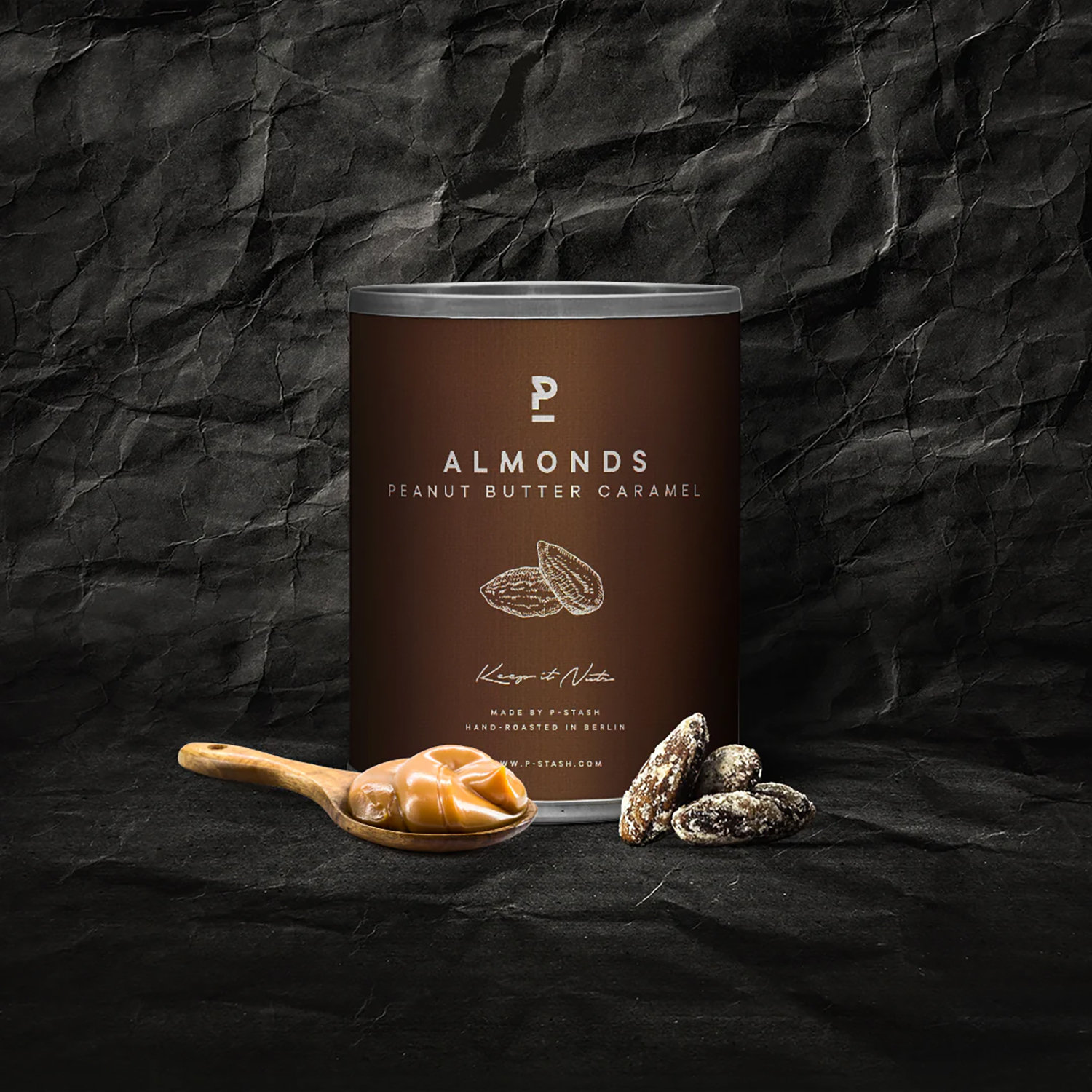 P-Stash - Mandel - Erdnussbutter Karamell - Mini 60g