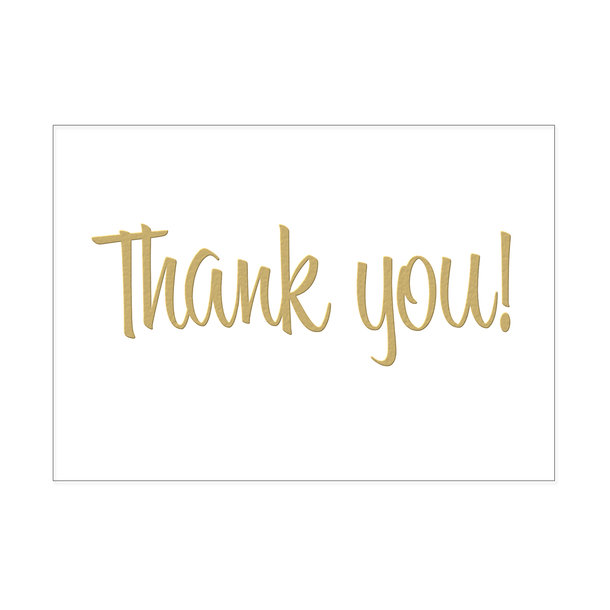 Postkarte quer, THANK YOU