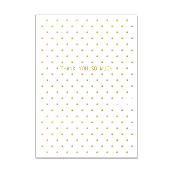 Postkarte hoch, THANK YOU SO MUCH