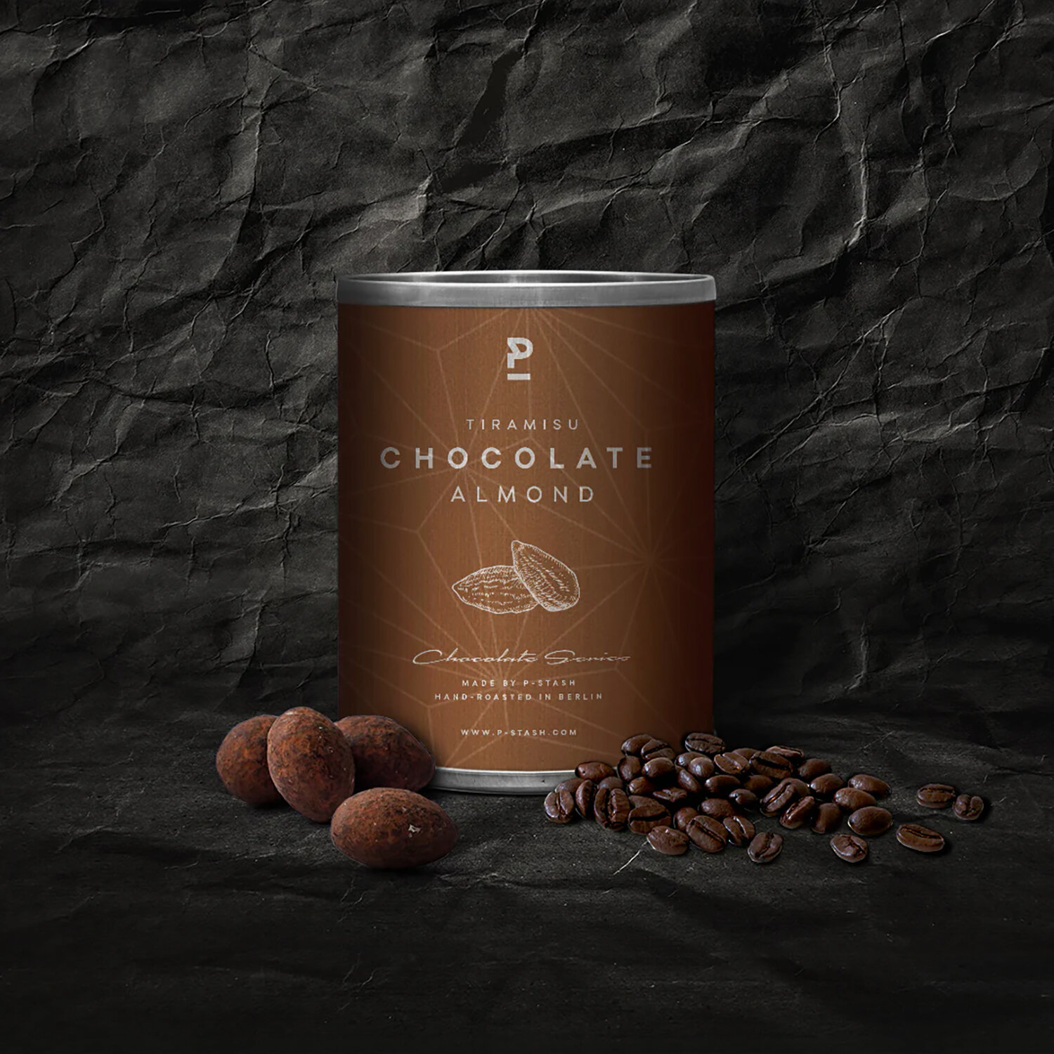 Mandel Dunkle Schokolade mit Tiramisu Mini 60g