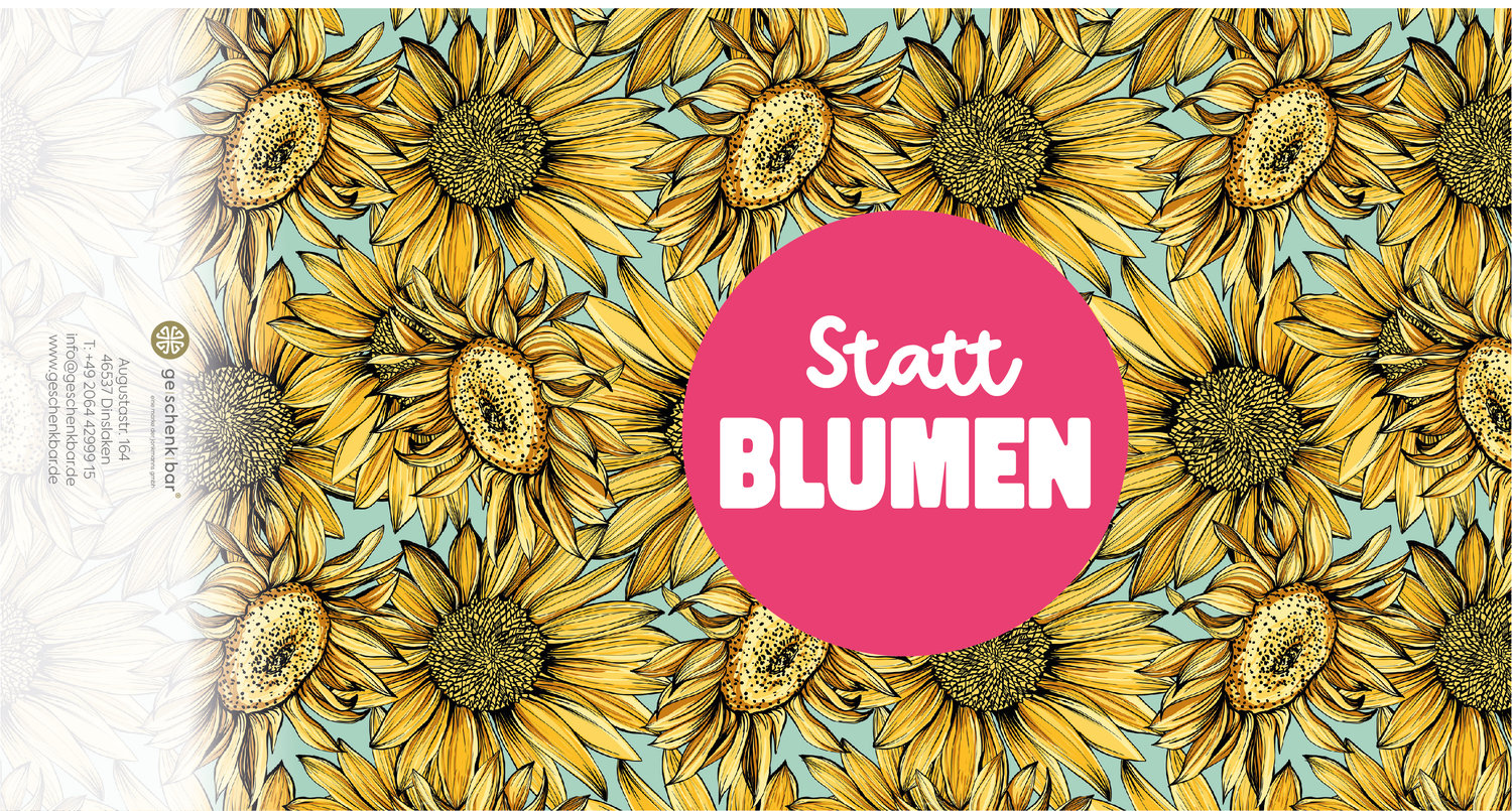 GSB - Einstecker 10 - Statt Blumen