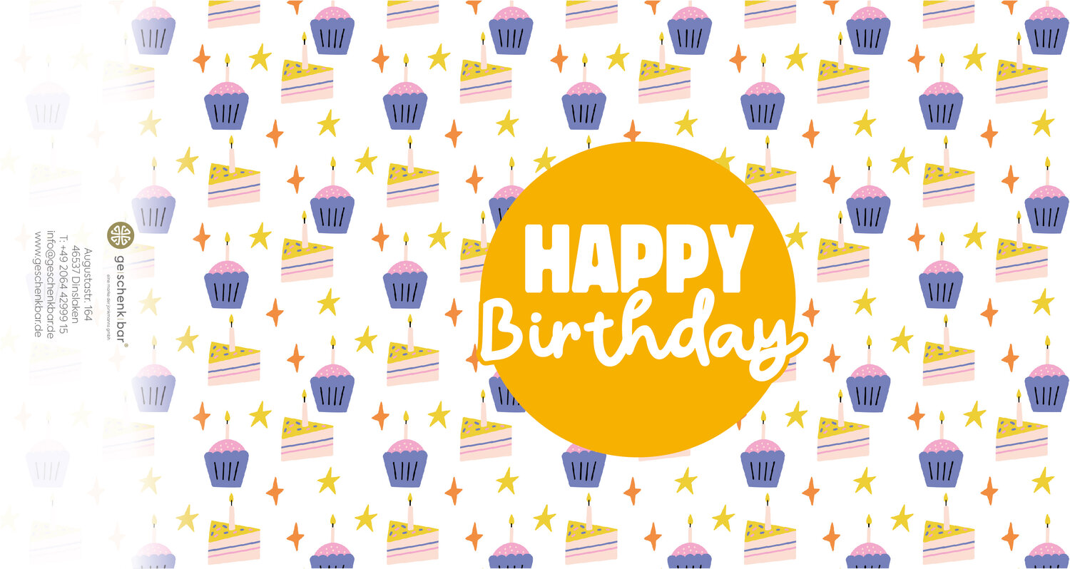 Banderole - Happy Birthday