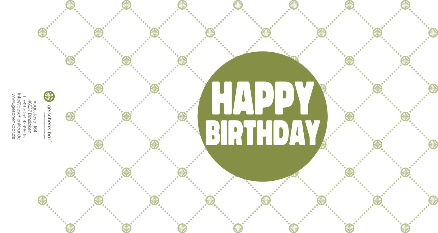 Banderole - Happy Birthday